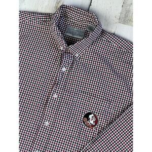 Campus Specialties Florida State Seminoles Checkered Long Sleeve- Size L‎
